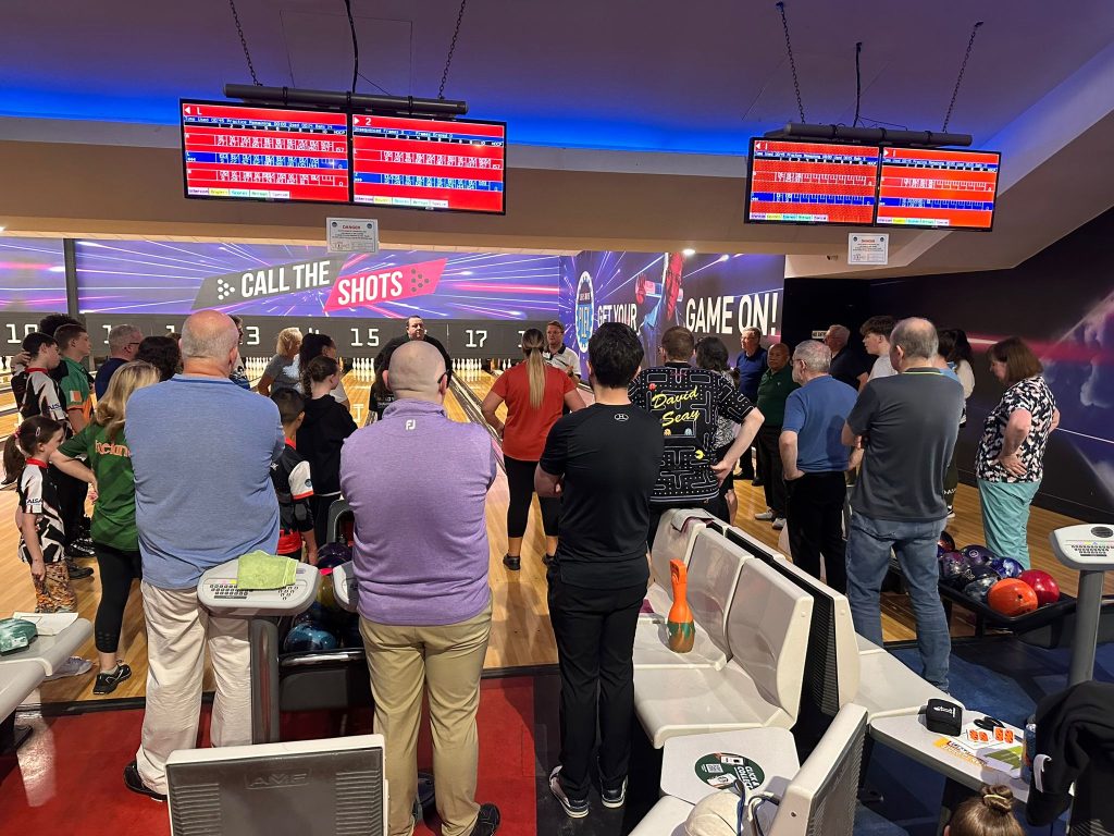 A Tenpin Ireland bowler development session in progress
